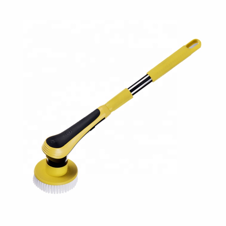 Telescopic Pole Long Handle Household Electric Cleaning Brush