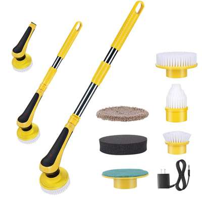 swimming pool cleaning tool portable electric cleaning brush wireless mini spin scrubber