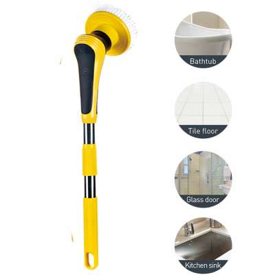 Kitchen Cleaning Tool Household Electrical Cleaning Brush Spin Scrubber Turbo Scrub Cleaning Brush